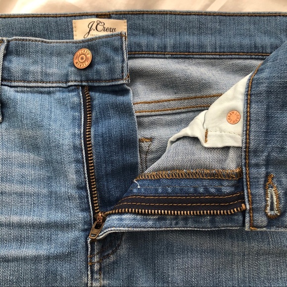J.Crew Raw Edge Denim Skirt size 26 - Picture 7 of 7